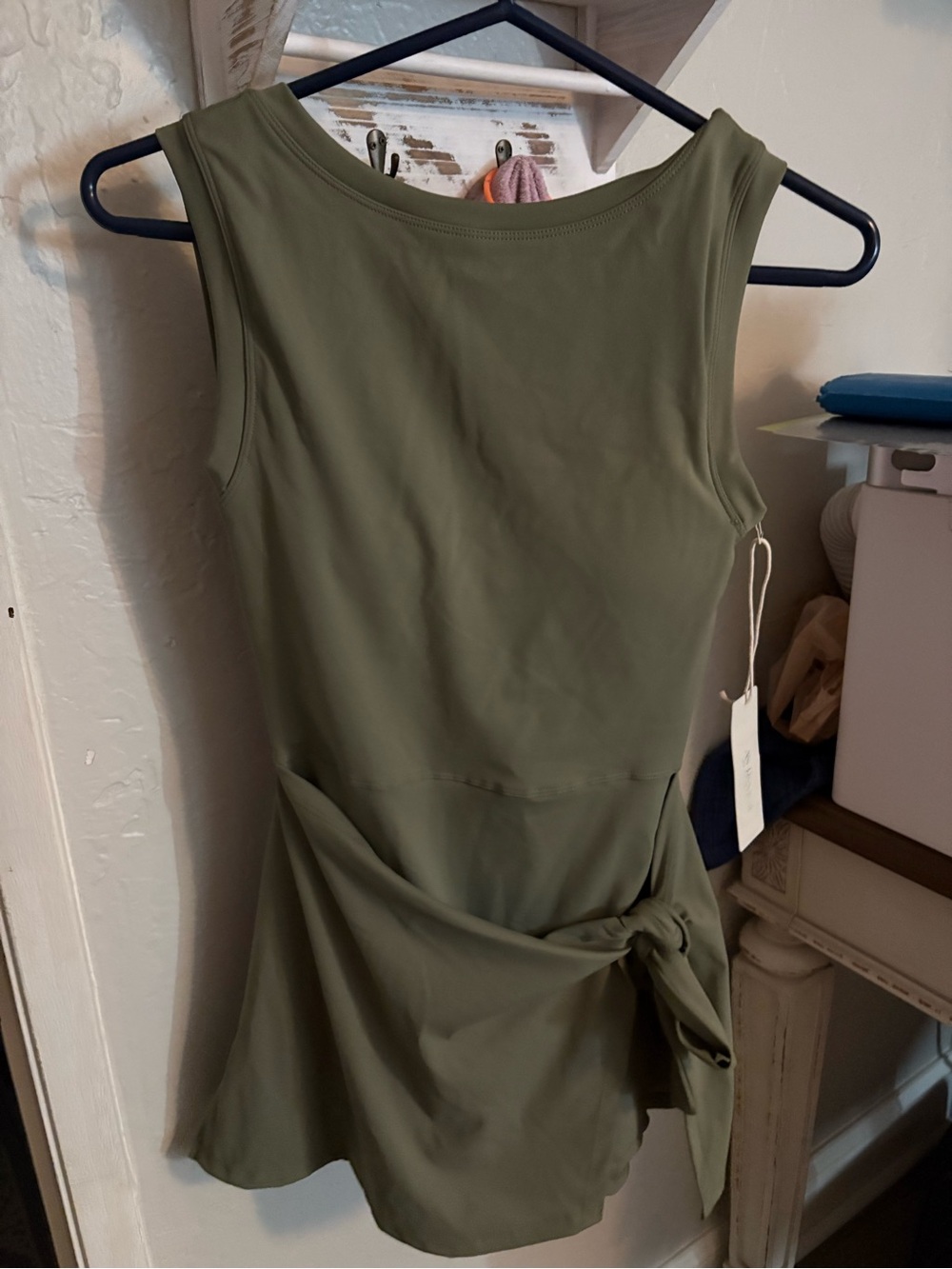 AS Revival size Small Sleeveless Olive Green athletic dress with a wrap